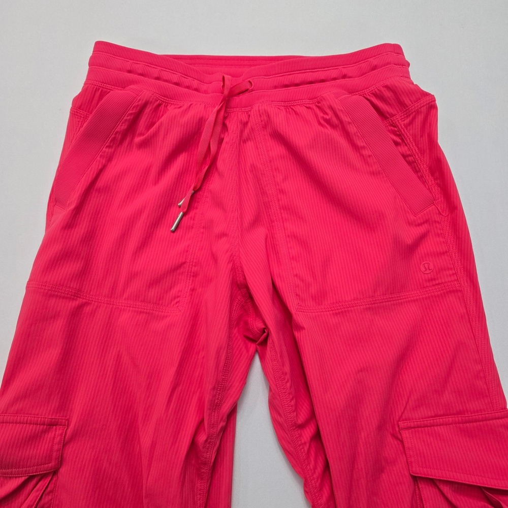 Lululemon Beyond the Studio Ruched Cargo Pants Pink Joggers Size Small P - Picture 4 of 12